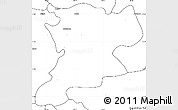 Blank Simple Map of Quechultenango