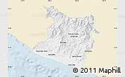 Classic Style Map of Tecpan de Galeana, single color outside
