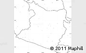 Blank Simple Map of Tecpan de Galeana, no labels