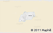 Classic Style 3D Map of Alfajayucan, single color outside