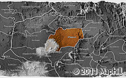 Physical 3D Map of Alfajayucan, desaturated