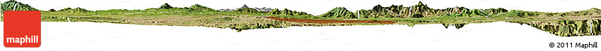 Physical Horizon Map of Alfajayucan, satellite outside