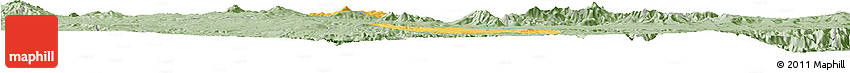 Savanna Style Horizon Map of Alfajayucan