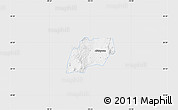 Silver Style Map of Alfajayucan, single color outside