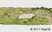 Shaded Relief Panoramic Map of Alfajayucan, satellite outside
