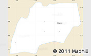 Classic Style Simple Map of Alfajayucan, single color outside
