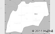 Gray Simple Map of Alfajayucan