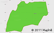 Political Simple Map of Alfajayucan, cropped outside