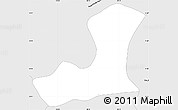 Silver Style Simple Map of Atlapexco