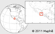 Blank Location Map of Atotonilco de Tula, within the entire country