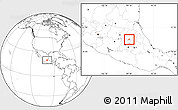 Blank Location Map of Atotonilco de Tula