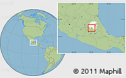 Savanna Style Location Map of Atotonilco de Tula, highlighted parent region