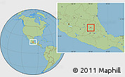 Savanna Style Location Map of Atotonilco de Tula