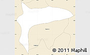 Classic Style Simple Map of Atotonilco de Tula