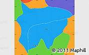 Political Simple Map of Atotonilco de Tula