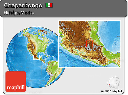 Physical Location Map of Chapantongo