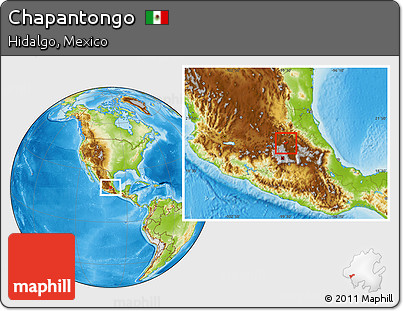 Physical Location Map of Chapantongo