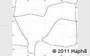 Blank Simple Map of Chapantongo, no labels