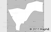 Gray Simple Map of Chapantongo
