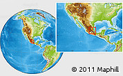 Physical Location Map of Ixmiquilpan, within the entire country