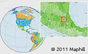 Political Location Map of Ixmiquilpan