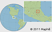 Savanna Style Location Map of Ixmiquilpan