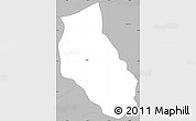 Gray Simple Map of Jacala de Ledezma