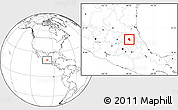 Blank Location Map of Metztitlan