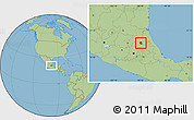 Savanna Style Location Map of Metztitlan