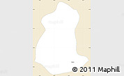Classic Style Simple Map of Pacula, single color outside