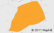 Political Simple Map of Pisaflores, single color outside, borders and labels