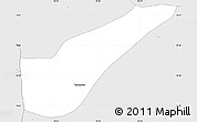 Silver Style Simple Map of Tlanalapa