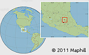 Savanna Style Location Map of Tula de Allende