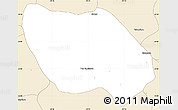 Classic Style Simple Map of Tula de Allende