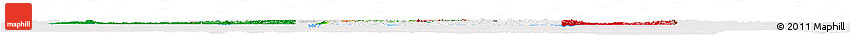 Flag Horizon Map of Mexico, flag centered