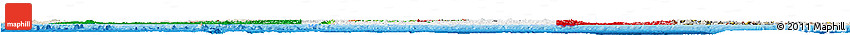 Flag Horizon Map of Mexico, shaded relief outside, bathymetry sea Flag Horizon Map of Mexico, shaded relief outside, bathymetry sea