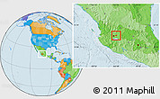 Political Location Map of Acatic