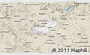 Classic Style 3D Map of Ahualulco de Mercado