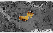 Physical 3D Map of Ahualulco de Mercado, darken, desaturated