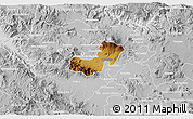Physical 3D Map of Ahualulco de Mercado, lighten, desaturated