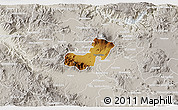 Physical 3D Map of Ahualulco de Mercado, lighten, semi-desaturated