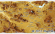 Physical 3D Map of Ahualulco de Mercado