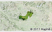 Satellite 3D Map of Ahualulco de Mercado, lighten