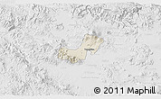 Shaded Relief 3D Map of Ahualulco de Mercado, lighten, desaturated