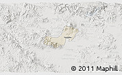 Shaded Relief 3D Map of Ahualulco de Mercado, lighten, semi-desaturated