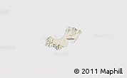 Shaded Relief 3D Map of Ahualulco de Mercado, single color outside