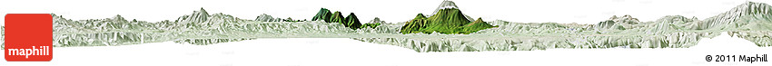 Satellite Horizon Map of Ahualulco De Mercado, lighten