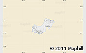 Classic Style Map of Ahualulco de Mercado, single color outside