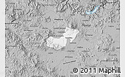 Gray Map of Ahualulco de Mercado