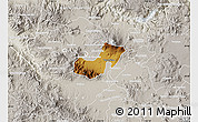 Physical Map of Ahualulco de Mercado, lighten, semi-desaturated